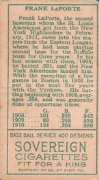 Frank LaPorte  baseball card collectible - Main Image 2