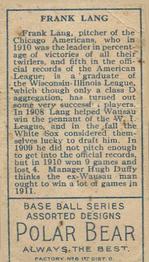 Frank Lange  baseball card collectible - Main Image 2