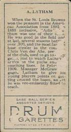 Arlie Latham  baseball card collectible - Main Image 2