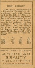 Hans Lobert  baseball card collectible - Main Image 2