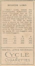 Bris Lord  baseball card collectible - Main Image 2