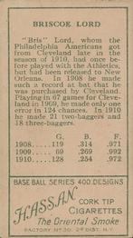 Bris Lord  baseball card collectible - Main Image 2