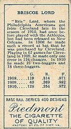 Bris Lord  baseball card collectible - Main Image 2