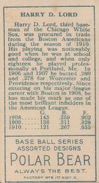 Harry Lord  baseball card collectible - Main Image 2