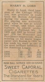 Harry Lord  baseball card collectible - Main Image 2