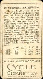 Christy Mathewson  baseball card collectible - Main Image 2