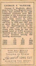 George McBride  baseball card collectible - Main Image 2