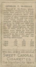 George McBride  baseball card collectible - Main Image 2