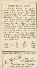 Dots Miller  baseball card collectible - Main Image 2