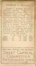 George Mullin  baseball card collectible - Main Image 2