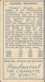 Danny Murphy  baseball card collectible - Main Image 2