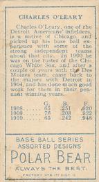 Charley O’Leary  baseball card collectible - Main Image 2