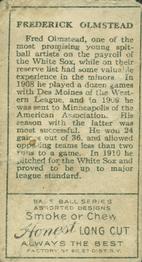 Fred Olmstead  baseball card collectible - Main Image 2