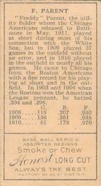 Freddy Parent  baseball card collectible - Main Image 2