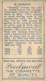 Freddy Parent  baseball card collectible - Main Image 2