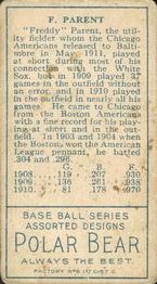 Freddy Parent  baseball card collectible - Main Image 2