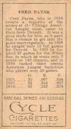 Fred Payne  baseball card collectible - Main Image 2