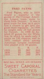 Fred Payne  baseball card collectible - Main Image 2