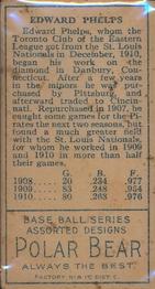 Ed Phelps  baseball card collectible - Main Image 2