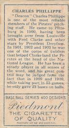 Deacon Phillippe  baseball card collectible - Main Image 2