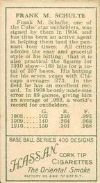 Frank Schulte  baseball card collectible - Main Image 2