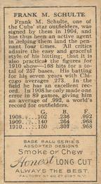 Frank Schulte  baseball card collectible - Main Image 2