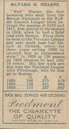 Bud Sharpe  baseball card collectible - Main Image 2