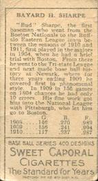 Bud Sharpe  baseball card collectible - Main Image 2