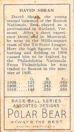 David Shean  baseball card collectible - Main Image 2