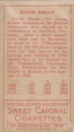 David Shean  baseball card collectible - Main Image 2