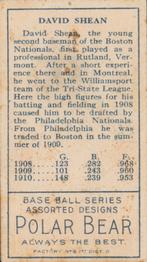 David Shean  baseball card collectible - Main Image 2