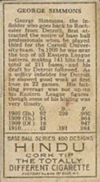 Hack Simmons  baseball card collectible - Main Image 2