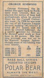 Hack Simmons  baseball card collectible - Main Image 2