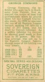 Hack Simmons  baseball card collectible - Main Image 2