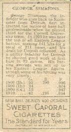 Hack Simmons  baseball card collectible - Main Image 2