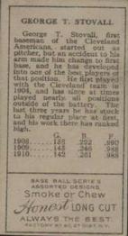 George Stovall  baseball card collectible - Main Image 2