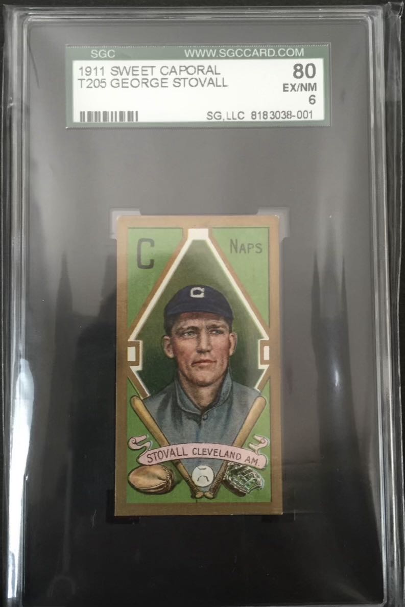 George Stovall  baseball card collectible - Main Image 3