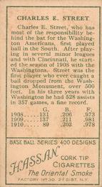 Gabby Street  baseball card collectible - Main Image 2