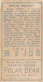 Ed Willett  baseball card collectible - Main Image 2