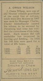 Chief Wilson  baseball card collectible - Main Image 2