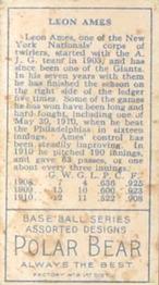 Leon Ames  baseball card collectible - Main Image 2