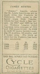 Jimmy Austin  baseball card collectible - Main Image 2