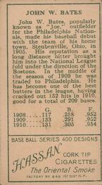 Johnny Bates  baseball card collectible - Main Image 2