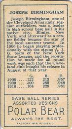 Joe Birmingham  baseball card collectible - Main Image 2