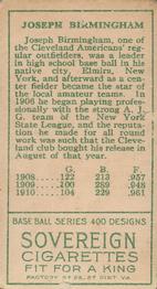 Joe Birmingham  baseball card collectible - Main Image 2