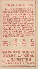 Joe Birmingham  baseball card collectible - Main Image 2