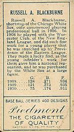 Lena Blackburne  baseball card collectible - Main Image 2