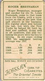 Roger Bresnahan  baseball card collectible - Main Image 2