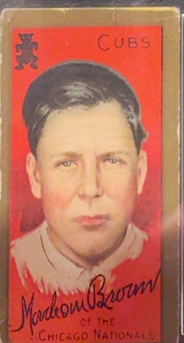 Mordecai Brown  baseball card collectible - Main Image 3