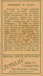 Hick Cady  baseball card collectible - Main Image 2